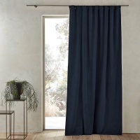 Штора Из велюра с люверсами Lavezzi 140 x 260 см синий AM.PM  фото, kupilegko.ru